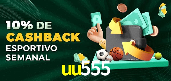 10% de bônus de cashback na uu555